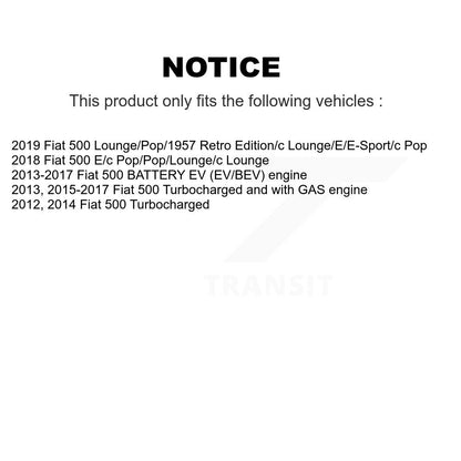 Rotor de frein à disque avant (1 pièce seulement) pour Fiat 500 8-981771