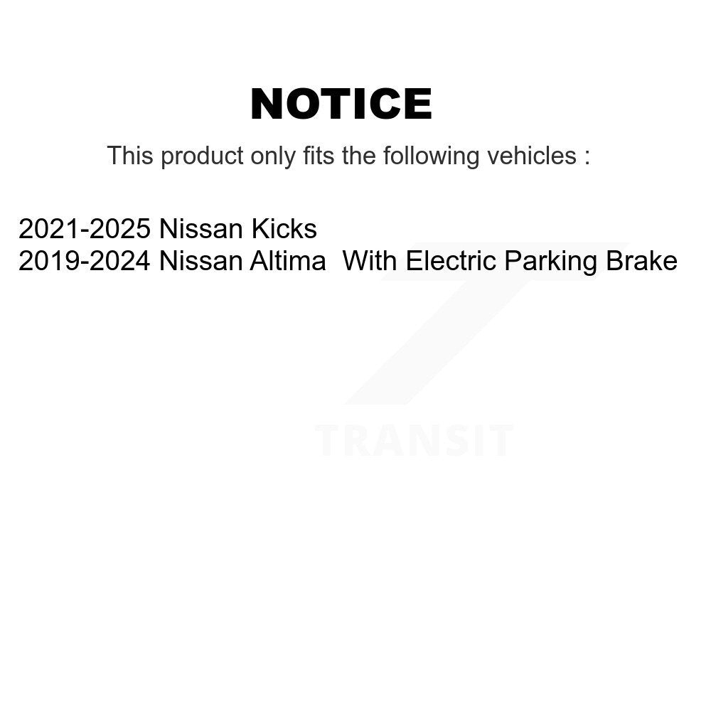 Rotor de frein à disque arrière (1 pièce seulement) pour Nissan kick Altima 8-982511