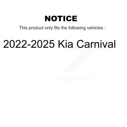 Rotor de frein à disque avant (1 pièce seulement) pour Kia Carnival 2022-2025 8-982818