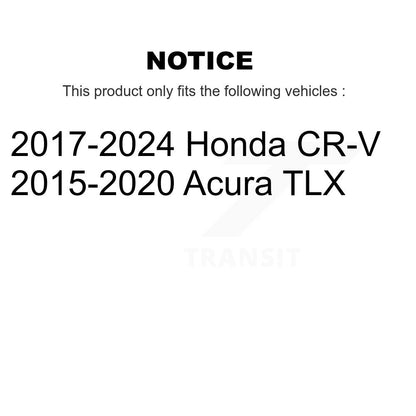 Rotor de frein à disque arrière (1 pièce seulement) pour Honda CR-V Acura TLX 8-TQ8152