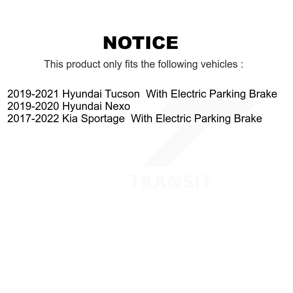 Rotor de frein à disque arrière (1 pièce seulement) pour Kia Sportage Hyundai Tucson Nexo