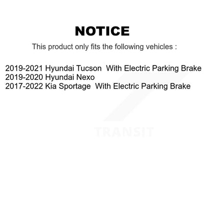 Rotor de frein à disque arrière (1 pièce seulement) pour Kia Sportage Hyundai Tucson Nexo