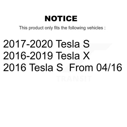 Rotor de frein à disque arrière (1 pièce seulement) pour Tesla S X 8-TQ8337