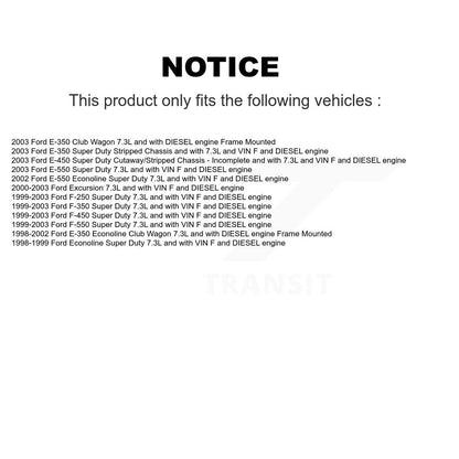 Pompe à carburant électrique pour Ford F-350 Super Duty F-250 E-350 Excursion Econoline