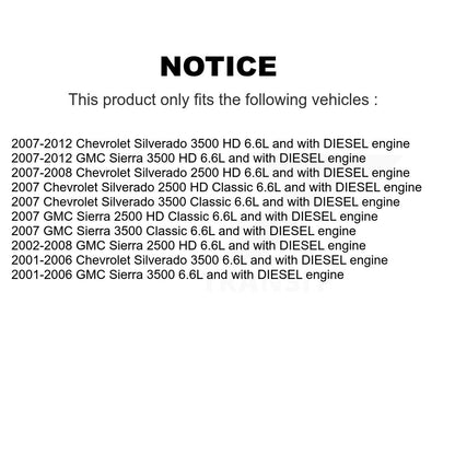 Pompe à carburant électrique pour GMC Sierra 2500 HD Chevrolet Silverado 3500 Classic