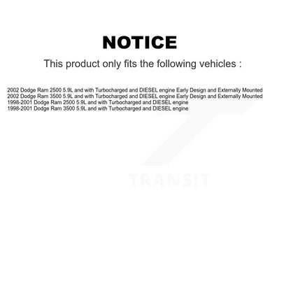 Pompe à carburant électrique pour Dodge Ram 2500 3500 5,9 L avec moteur DIESEL turbocompressé