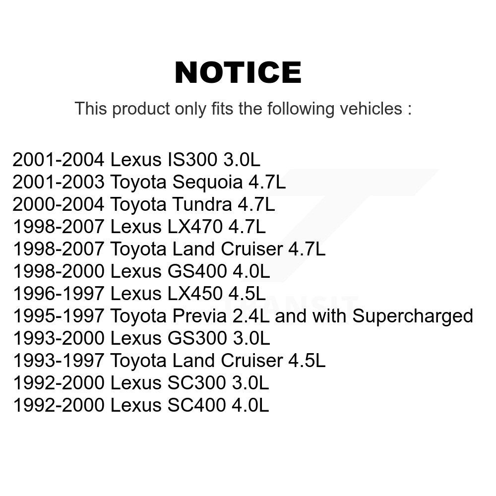Pompe à carburant électrique pour Toyota Tundra Lexus IS300 Sequoia LX470 Land Cruiser