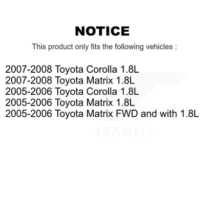 Ensemble de module de pompe à carburant pour Toyota Corolla Matrix AGY-00310048