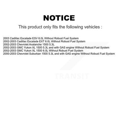 Ensemble de Module de pompe à carburant, pour Chevrolet Avalanche 1500 banlieue GMC Yukon XL EX