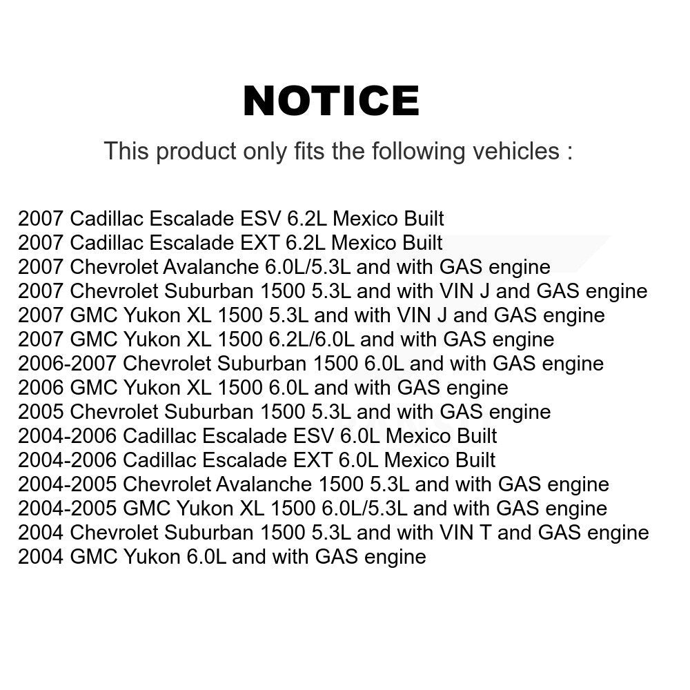 Ensemble de Module de pompe à carburant pour Chevrolet Avalanche 1500 GMC Yukon XL banlieue EX
