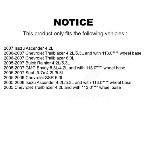 Ensemble de Module de pompe à carburant, pour Chevrolet Trailblazer GMC envoyé Buick Rainier SSR