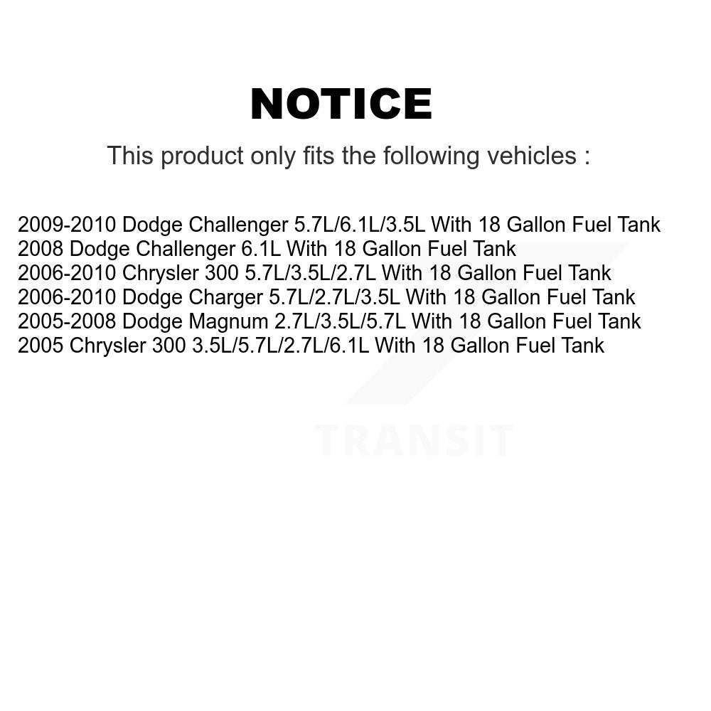 Ensemble de Module de pompe à carburant gauche, pour Dodge Chrysler 300 chargeur Challenger Magnum