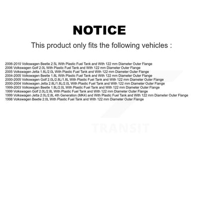 Ensemble de Module de pompe à carburant pour Volkswagen Jetta Golf Beetle AGY-00310459