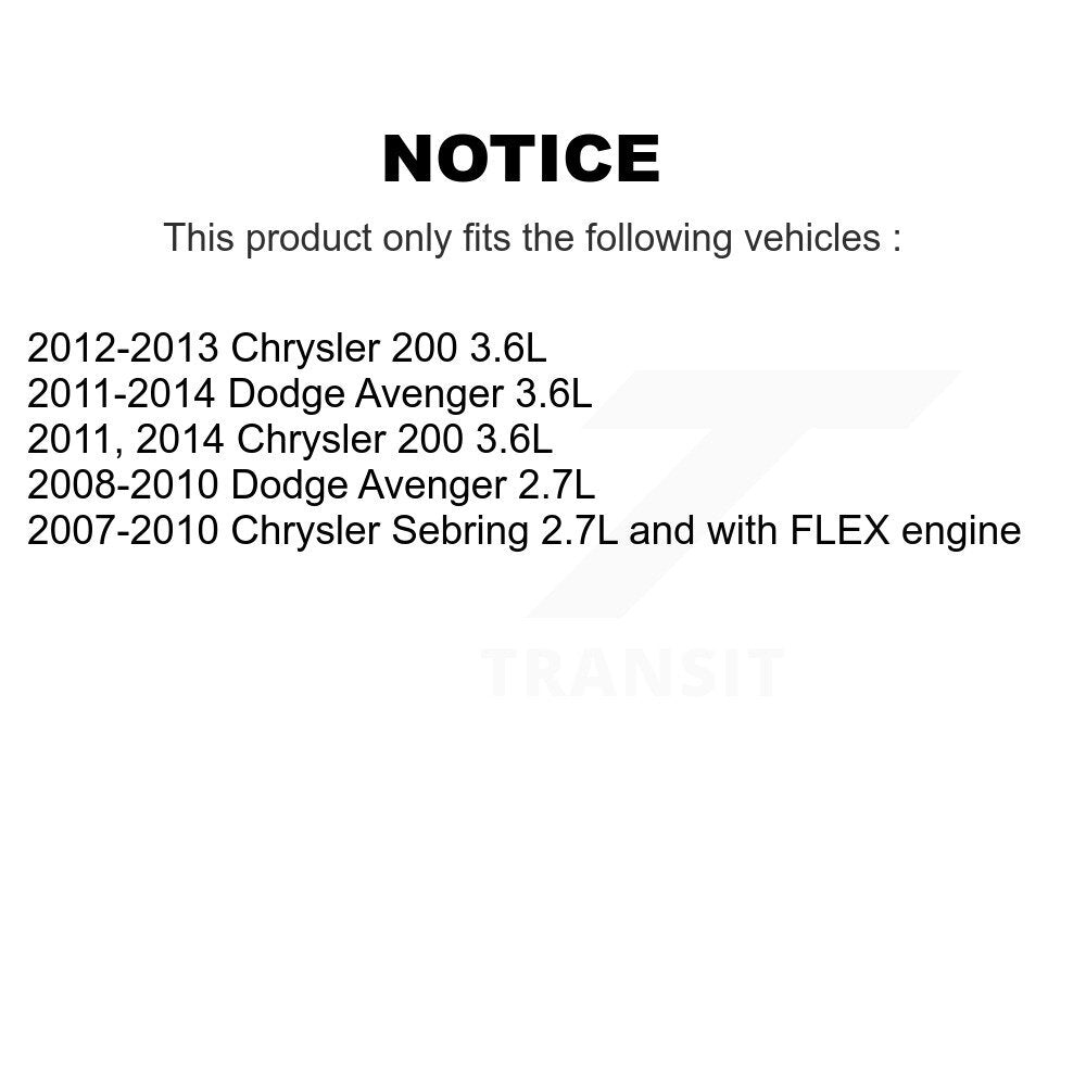 Ensemble de module de pompe à carburant pour Chrysler 200 Dodge Avenger Sebring AGY-00310651