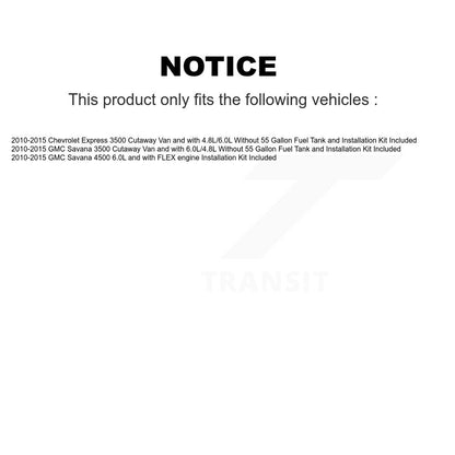 Ensemble de module de pompe à carburant pour GMC Savana 2010 2015 Chevrolet Express 3500 4500