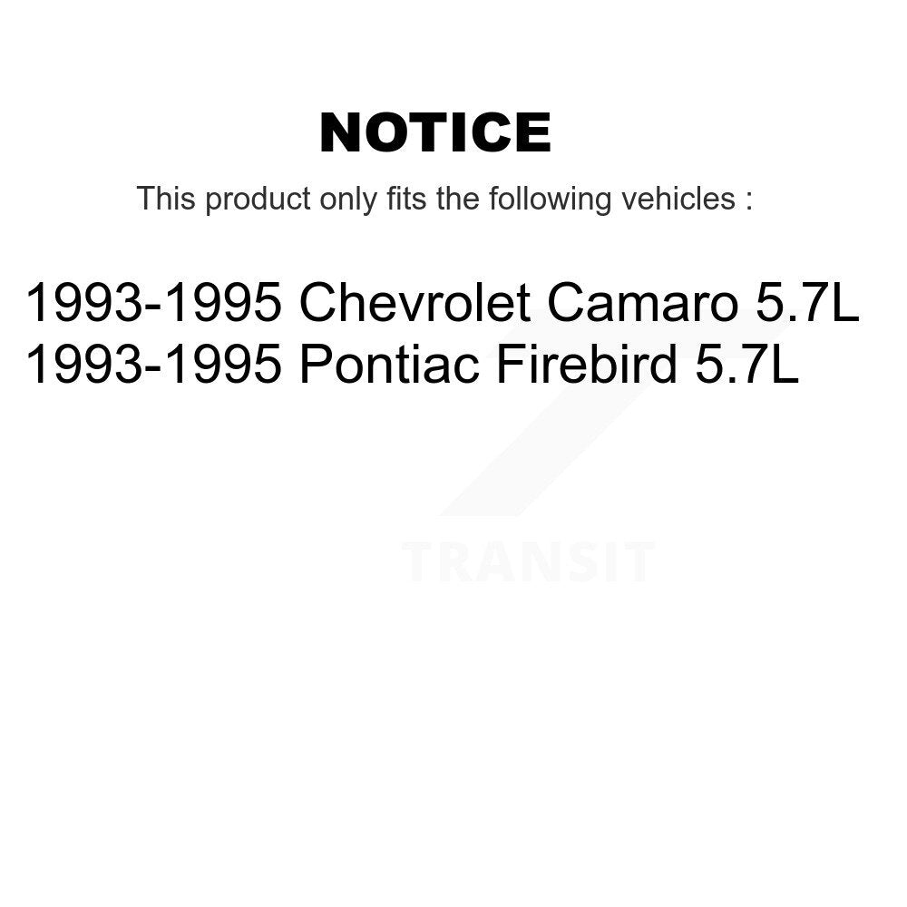 Ensemble émetteur de pompe à carburant pour Chevrolet Camaro Pontiac Firebird 1993 – 1995, 5,7 l