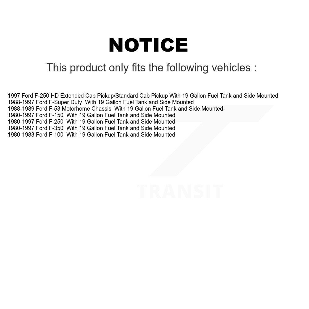 Sangle de réservoir de carburant pour camping-car Ford F-150 F-250 F-350 HD F-100 F-Super Duty F-53