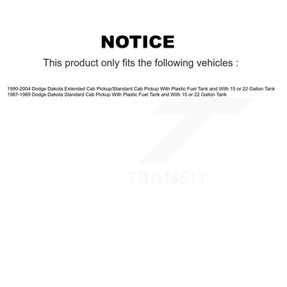 Sangle de réservoir de carburant pour Dodge Dakota AGY-01110154