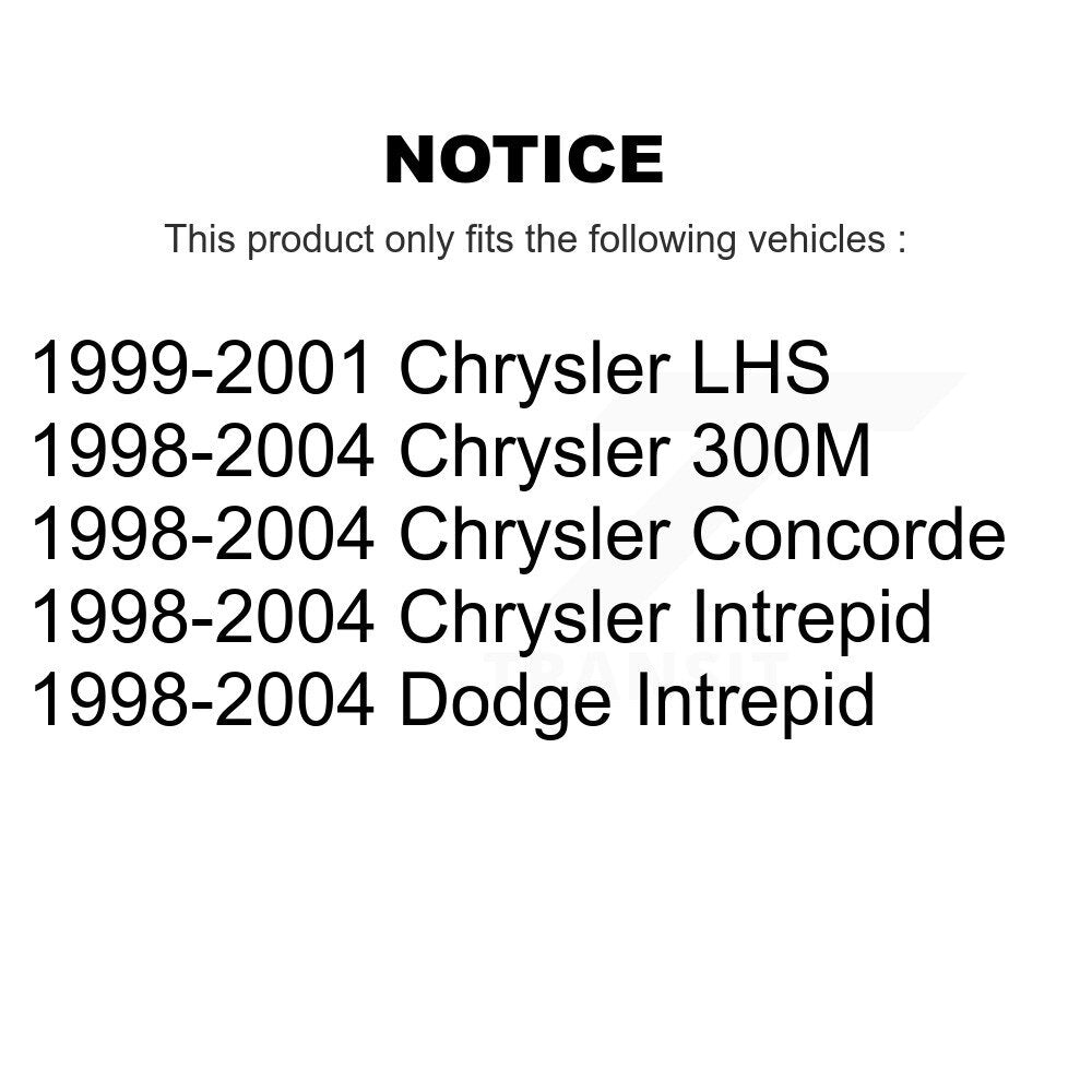 Sangle de réservoir de carburant pour Chrysler Intrepid Dodge 300M Concorde LHS AGY-01110157