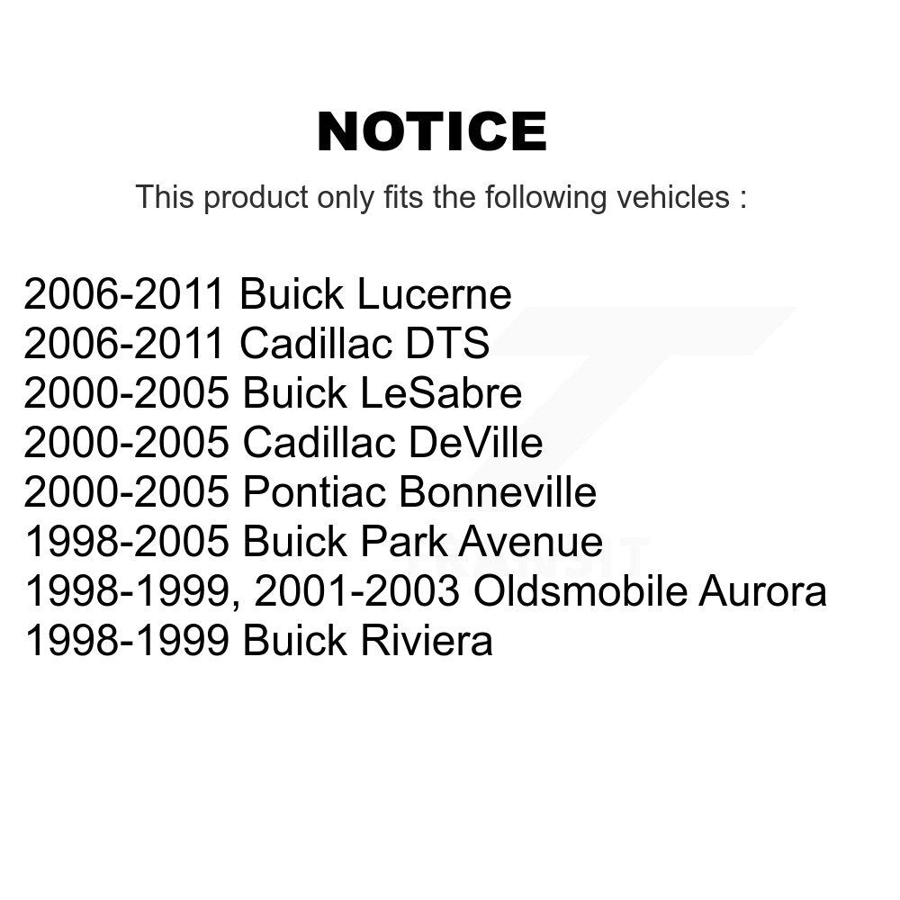 Sangle de réservoir de carburant, pour Buick Lucerne Cadillac LeSabre DTS DeVille Pontiac Park