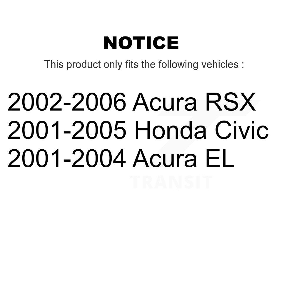 Sangle de réservoir de carburant pour Honda Civic Acura RSX EL AGY-01110208