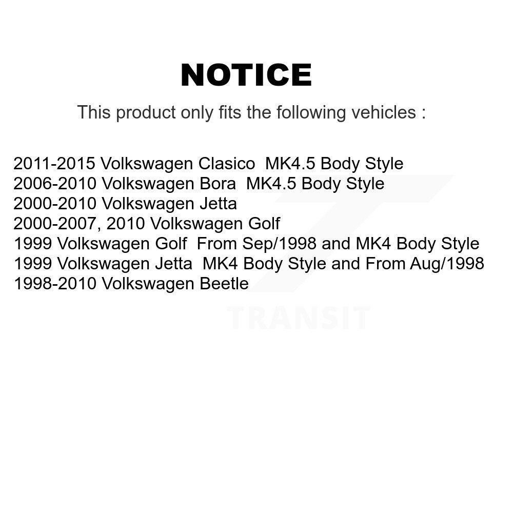 Sangle de réservoir de carburant pour Volkswagen Jetta Golf Beetle Bora Clasico AGY-01110247