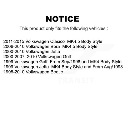 Sangle de réservoir de carburant pour Volkswagen Jetta Golf Beetle Bora Clasico AGY-01110247