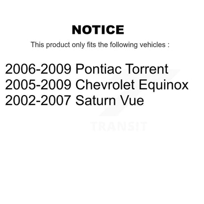 Sangle de réservoir de carburant pour Chevrolet Equinox Pontiac Torrent Saturn Vue AGY-01110266