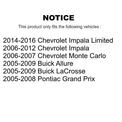 Sangle de réservoir de carburant, pour Chevrolet Impala Buick LaCrosse Pontiac Grand Prix Allure