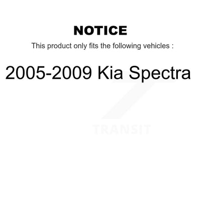 Sangle de réservoir de carburant pour Kia Spectra 2005-2009 AGY-01110283