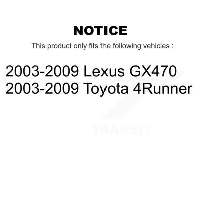 Sangle de réservoir de carburant pour Toyota 4Runner Lexus GX470 2003-2009 AGY-01110306