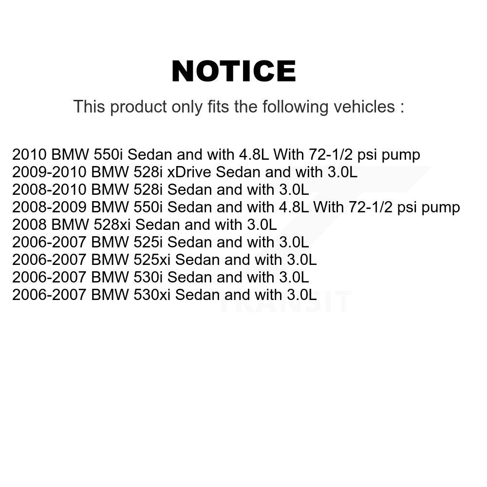 Ensemble de Module de pompe à carburant, pour BMW 530xi 528i xDrive 525i 528xi 525xi 530i 550i