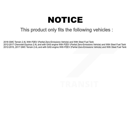 Ensemble de Module de pompe à carburant droit pour Chevrolet Equinox GMC Terrain AGY-4011353