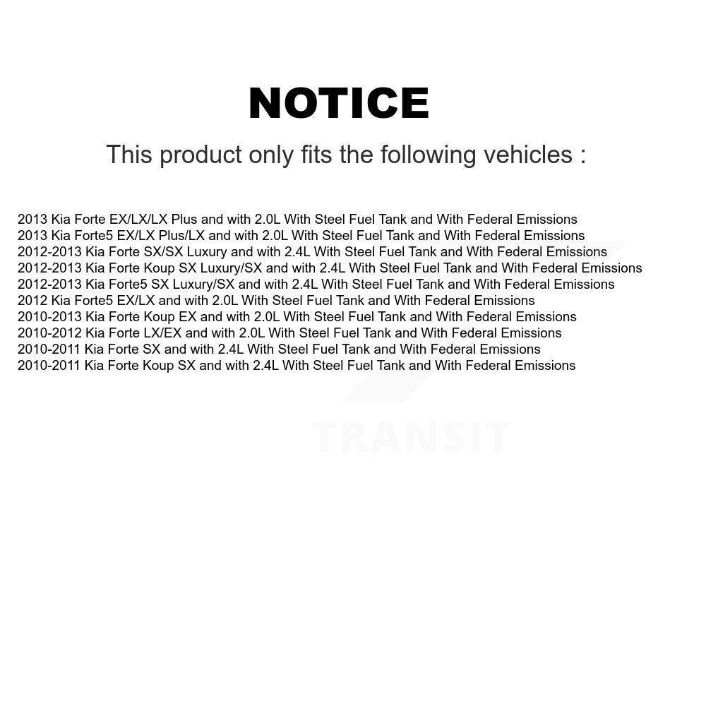 Ensemble de Module de pompe à carburant pour Kia Forte koup Forte5 AGY-4011471