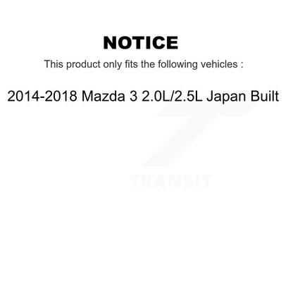 Ensemble de module de pompe à carburant pour Mazda 3 2014-2018 2,0 L 2,5 L fabriqué au Japon