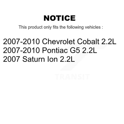 Pompe à carburant électrique pour Chevrolet Cobalt Pontiac G5 Saturn Ion 2,2 l AGY-4020331