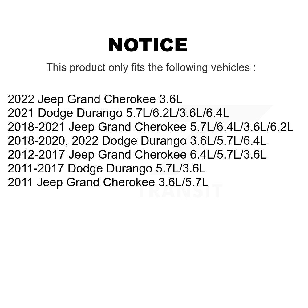 Sangle de réservoir de carburant avant, pour Jeep Grand Cherokee Dodge Durango AGY-4040824