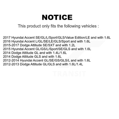 Sangle centrale du réservoir de carburant, pour Hyundai Accent Dodge Attitude AGY-4040826
