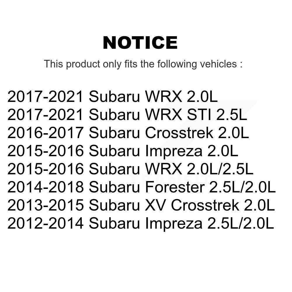 Sangle de réservoir de carburant pour Subaru Forester Impreza XV Crosstrek WRX STI AGY-4040846