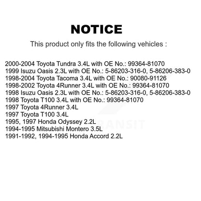 Courroie d'entraînement accessoire de direction assistée, pour Toyota 4Runner Tacoma Tundra Honda T100