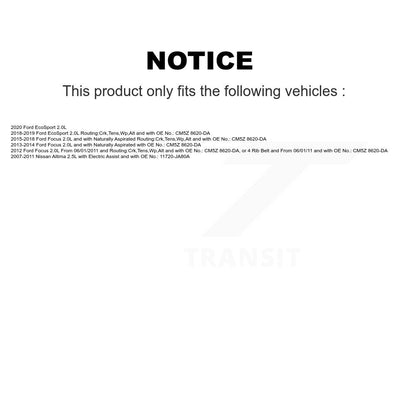 Courroie d'entraînement accessoire pour Ford Focus Nissan Altima EcoSport BAN-4PK1300