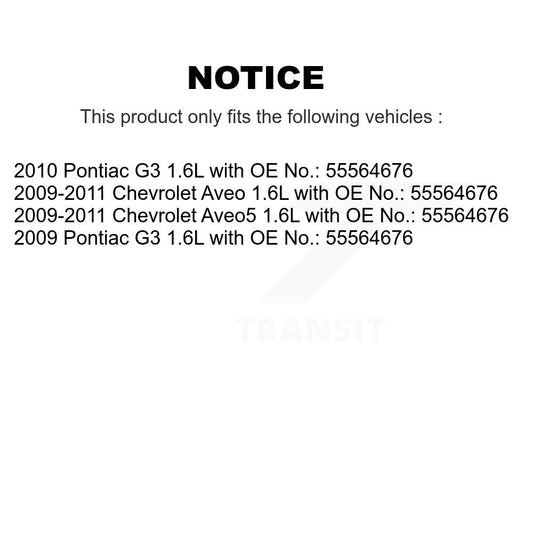 Courroie d'entraînement accessoire de direction assistée, pour Chevrolet Aveo Aveo5 Pontiac G3 1,6 l