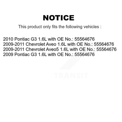 Courroie d'entraînement accessoire de direction assistée, pour Chevrolet Aveo Aveo5 Pontiac G3 1,6 l