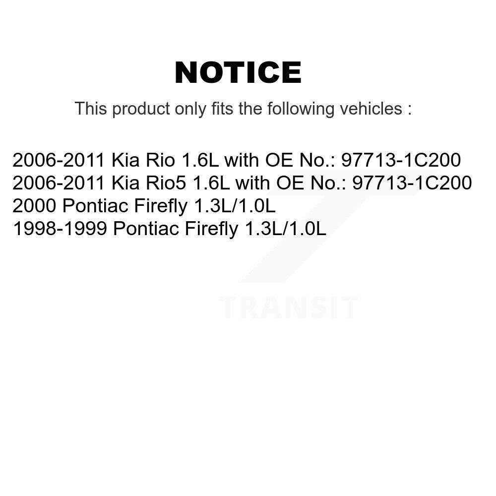 Courroie d'entraînement accessoire pour Kia Rio Rio5 Pontiac Firefly BAN-4PK810