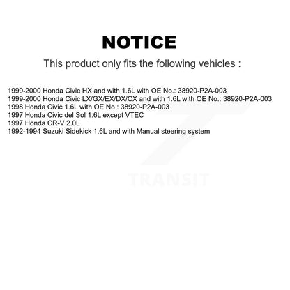Courroie d'entraînement accessoire pour Honda Civic CR-V Suzuki Sidekick del Sol BAN-4PK820