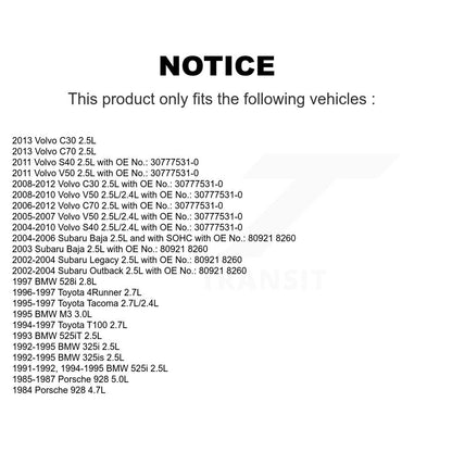 Courroie d'entraînement accessoire pour Volvo S40 Toyota C30 Subaru 4Runner V50 C70 Outback BM