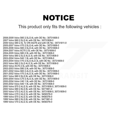 Courroie d'entraînement accessoire pour Volvo S60 XC70 V70 S80 S70 S40 C70 V40 BAN-6DPK1841