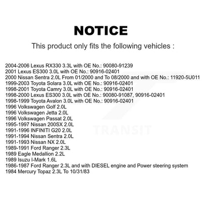 Courroie d'entraînement accessoire pour Toyota Camry Lexus RX330 Solara Ford Ranger ES300 Jett