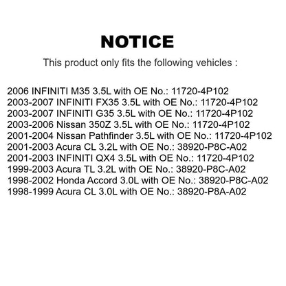 Courroie d'entraînement accessoire pour Honda Accord INFINITI G35 Nissan Acura Pathfinder 350Z