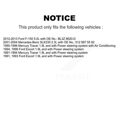 Courroie d'entraînement accessoire pour Ford F-150 Mercedes-Benz SLK230 Escort Mercury Tracer